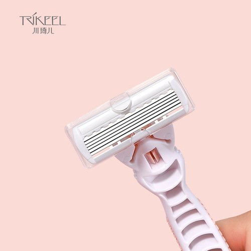 Ms. Chuanqi'er's special 6-layer shaver, armpit hair private part shaver, leg hair removal knife, epilator
