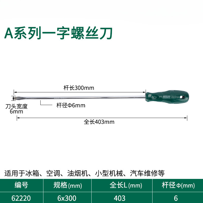 Destornillador de cabeza de rábano pequeño destornillador de ciruela de boca plana cruzada