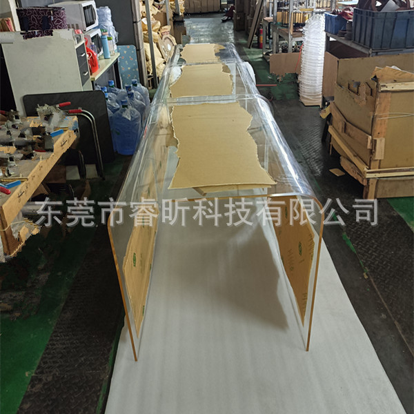 透明亚克力热弯 有机玻璃板大弧度热弯 亚克力L型 亚克力U型异型