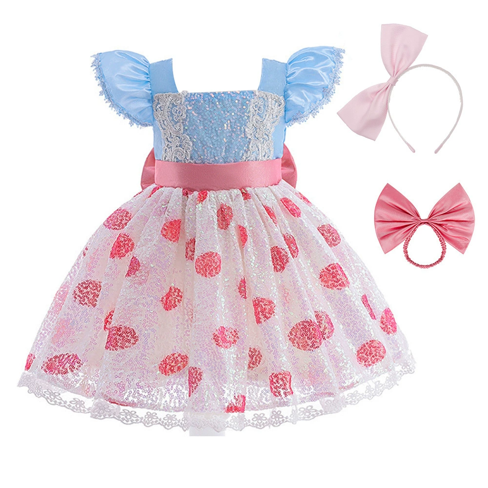 Внешней торговли новые туфли принцессы Айло длинная юбка девушки вечернее платье внешней торговли сплайсинга слинг платье принцессы