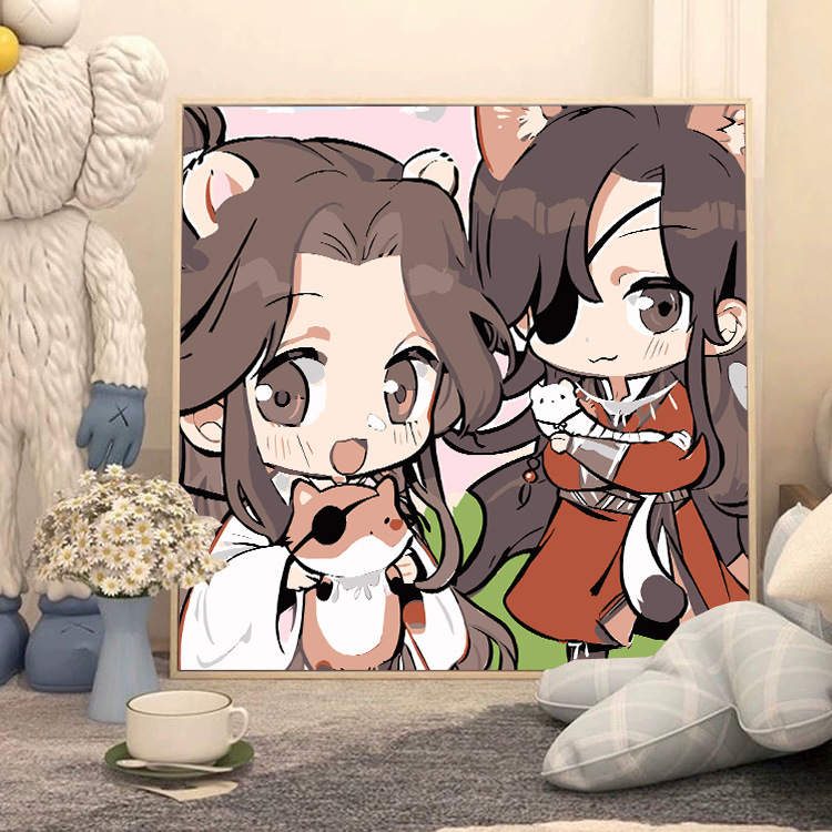 Moaodiantianguan デジタル油絵 diy 手作りデジタル着色漫画アニメーション減圧装飾画メーカー卸売|undefined
