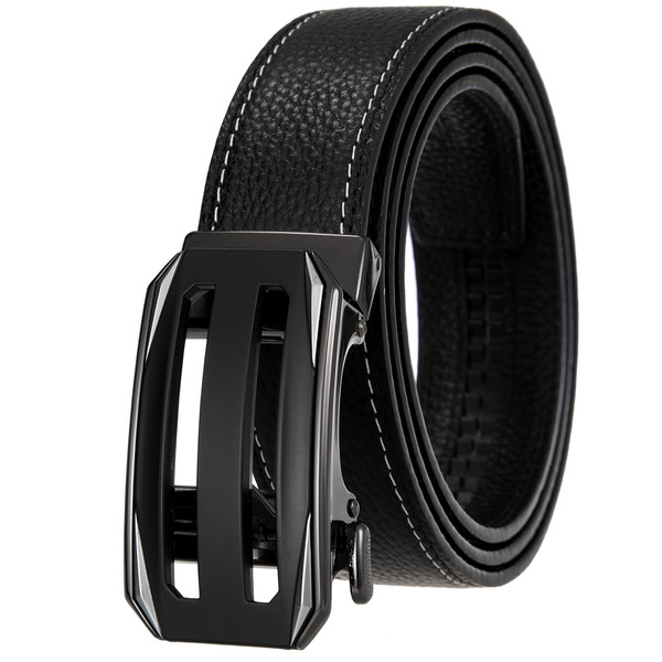 Men's leather belt