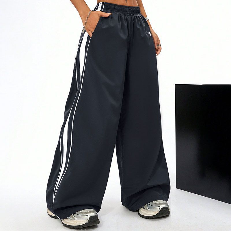 Pantalones Deportivos de Cargo para Mujer de Algodón con Empalme image 3