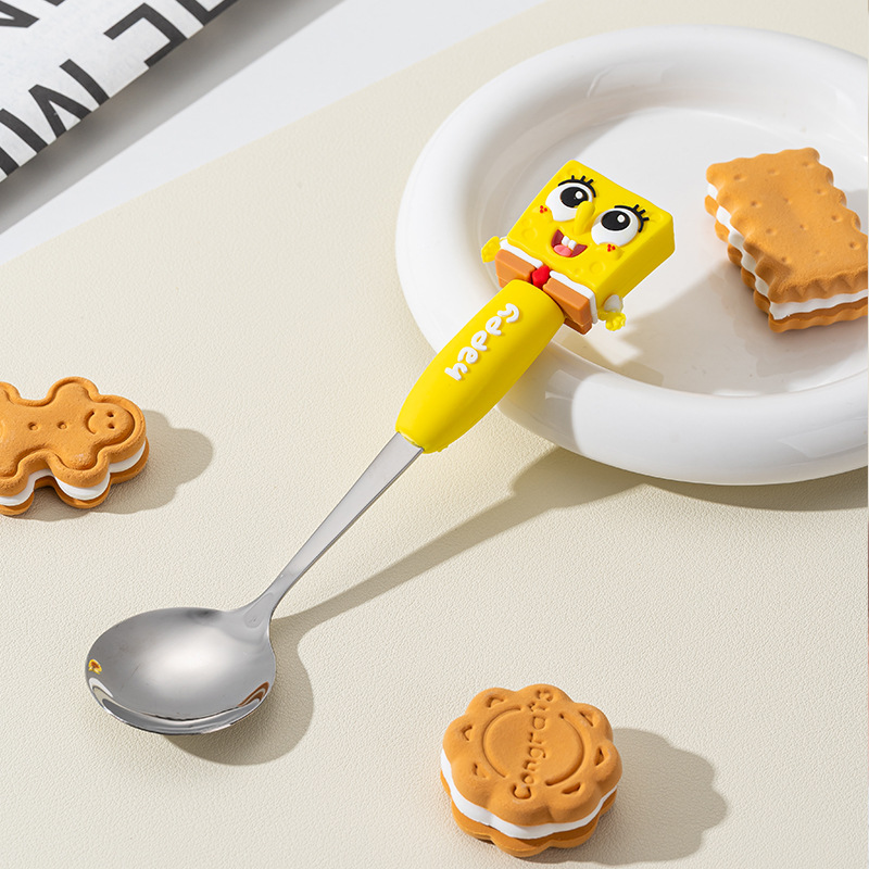 Bob Esponja bols de cerámica bols de fideos de cerámica bols de cerámica bols de cerámica bols de dibujos animados de gran capacidad de muñeca de doble oreja