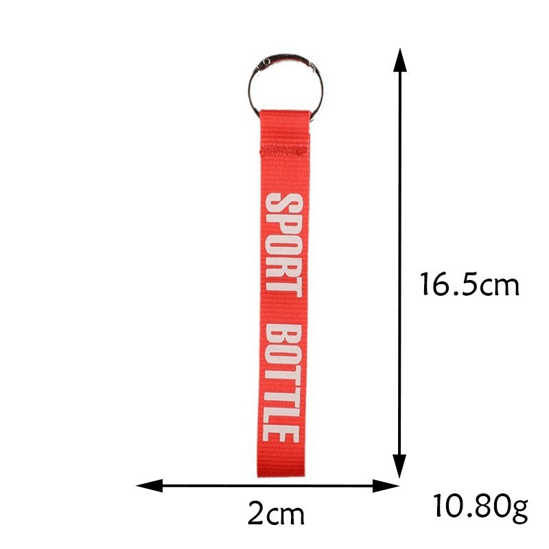 Hervidor cinta portátil tonelada cubo agua taza llavero teléfono móvil cordón multifuncional anillo de acero correa de diseño logo
