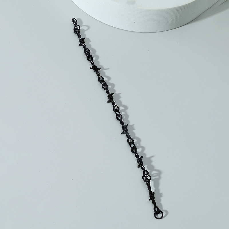 Wholesale Jewelry Punk Style Thorns Chain Necklace Bracelet Nihaojewelry display picture 6