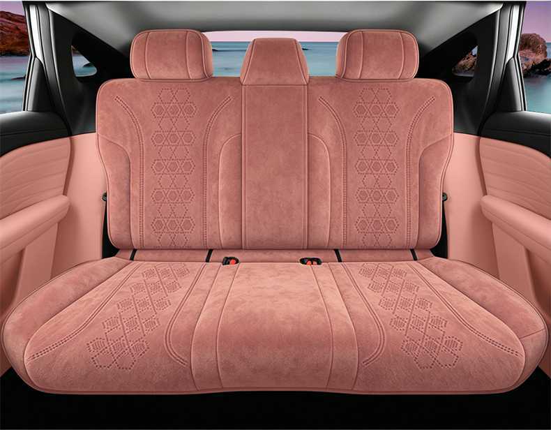 Aisan N60 dedicated car seat cushion, featuring a high-end, plush lambskin-like suede material, suitable for all seasons, and providing full coverage