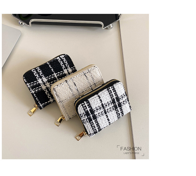 Women's Stripe Cloth Zipper Wallets display picture 2