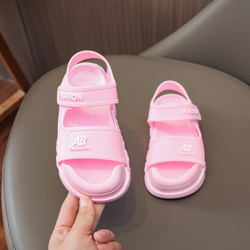 Children's sandals wholesale baby toddler shoes anti-collision toe comfortable soft sole outing student beach shoes for women