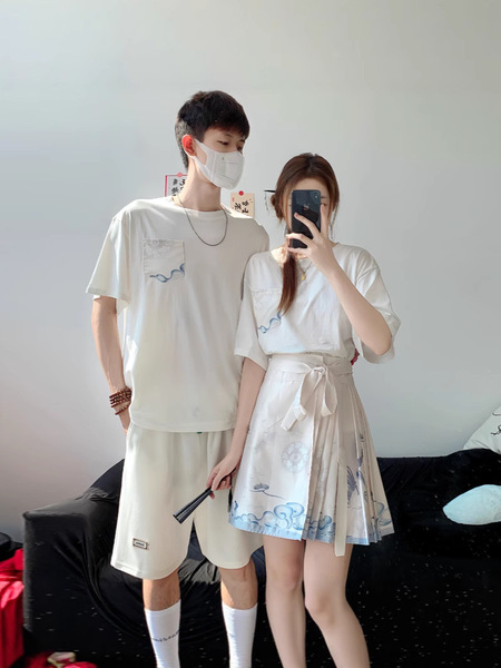Summer couple clothing