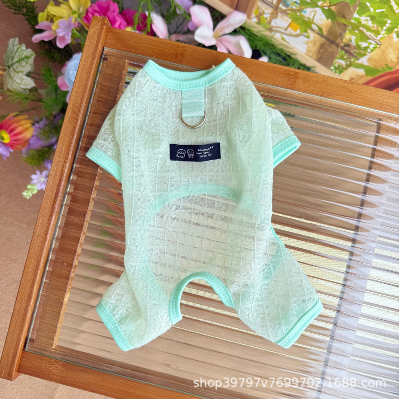 ペット服の夏の薄いタイプの通気性があります。|undefined