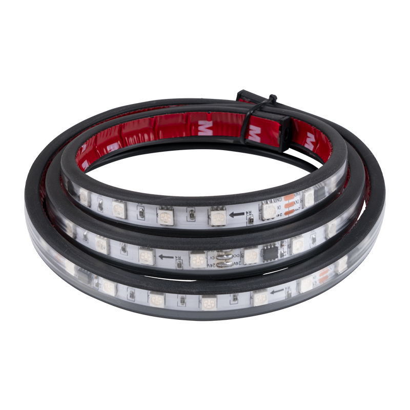 Camión mágico color streamer luz 24V camión medio neto colorido caballo corriendo LED coche colorido Trueno Caballero Luz de agua corriente Luz