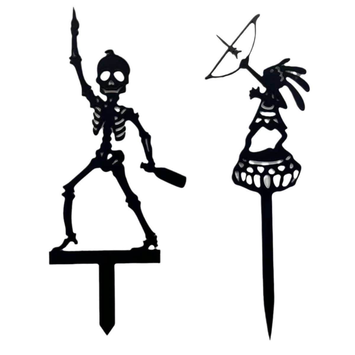 Metal Crafts, Personalized Outdoor Camping Creativity, Skull Stand, Archery Figure, Mosquito Coil Metal Holder