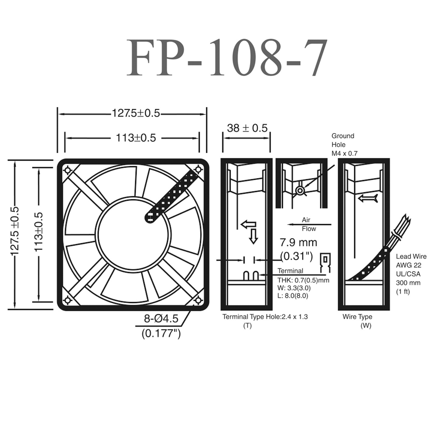 ̨����ЭFP-108-7����110V 12738����˫��������ɢ�ȷ���