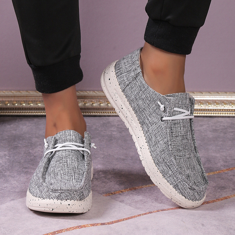 Cross-border Xiyin Best-selling Large-size Canvas Casual Shoes For Men, Canvas Men Loafers_vogvips.com