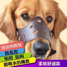 狗狗嘴套狗口罩金毛萨摩马小中大型犬防咬叫乱吃宠物狗狗用品嘴套