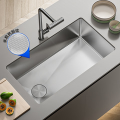 Xiaomi 厚みのあるキッチン大型シングルスロットシンクステンレス鋼食器洗いシンク上下シンク