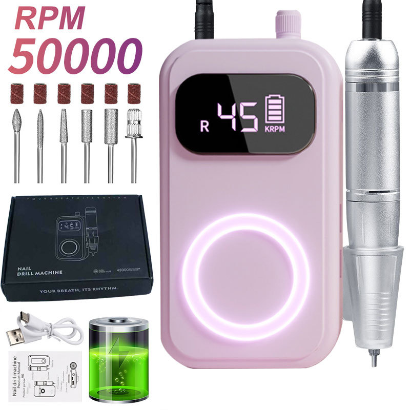 Torno Eléctrico para Uñas Portátil Recargable para Manicura image 27