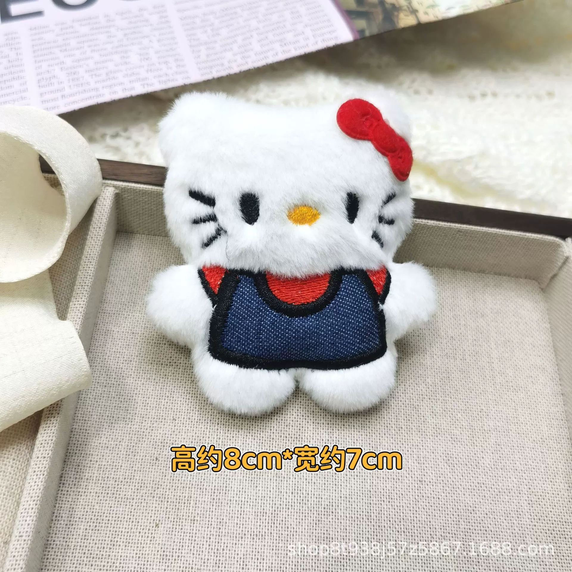 Pendant, doll, cute keychain, bag, kitten, DIY