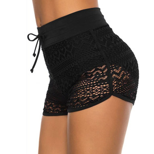 2021 new European and American sexy plus size swimsuit swimming trunks women's sports lace swimsuit swimming trunks Amazon