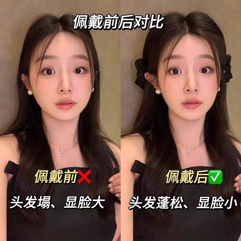 Arco negro pequeño clip de agarre princesa clip de cabello orejas elf clip de cejas clip de cabello orejas traseras clip lateral tocado