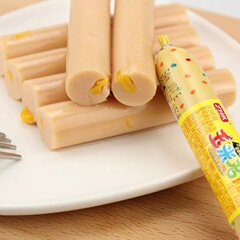 力誠20g玉米君火腿腸桶裝零食雞肉玉米腸休閒零食小吃品45