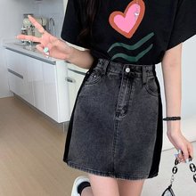 工厂直销牛仔半身短裙女春夏季新款薄款高腰设计感包臀牛仔裙外贸