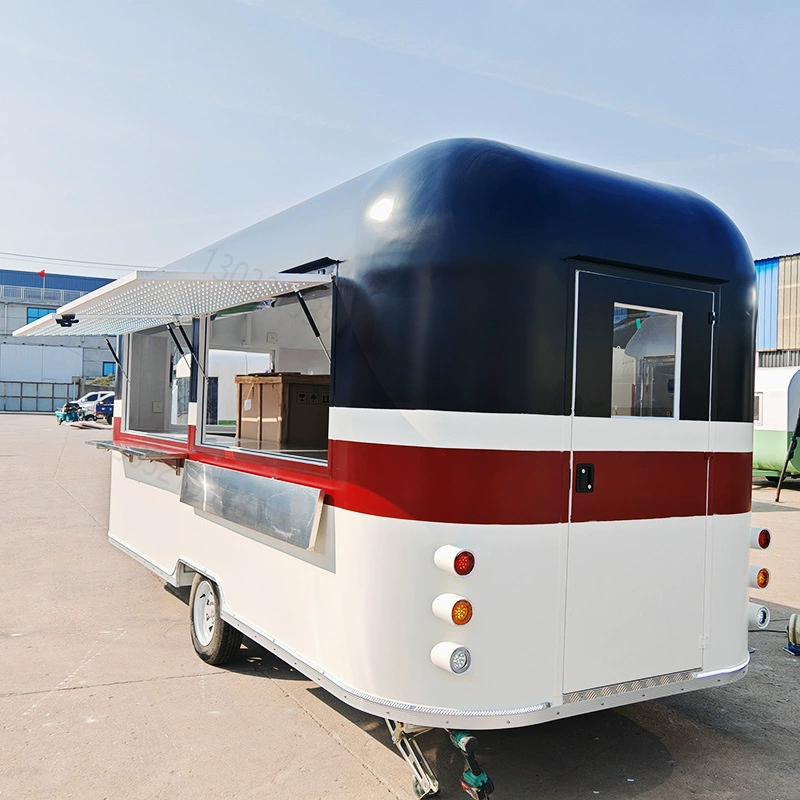 Выход 5 метров бризный вагон-ресторан живописный кемпинг многофункциональный мобильный автомобиль для продажи продуктов питания