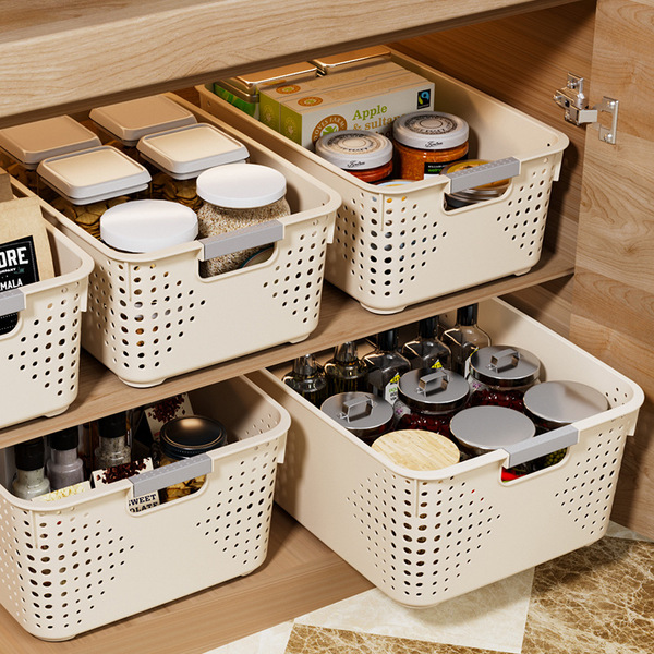 Plastic big storage basket
