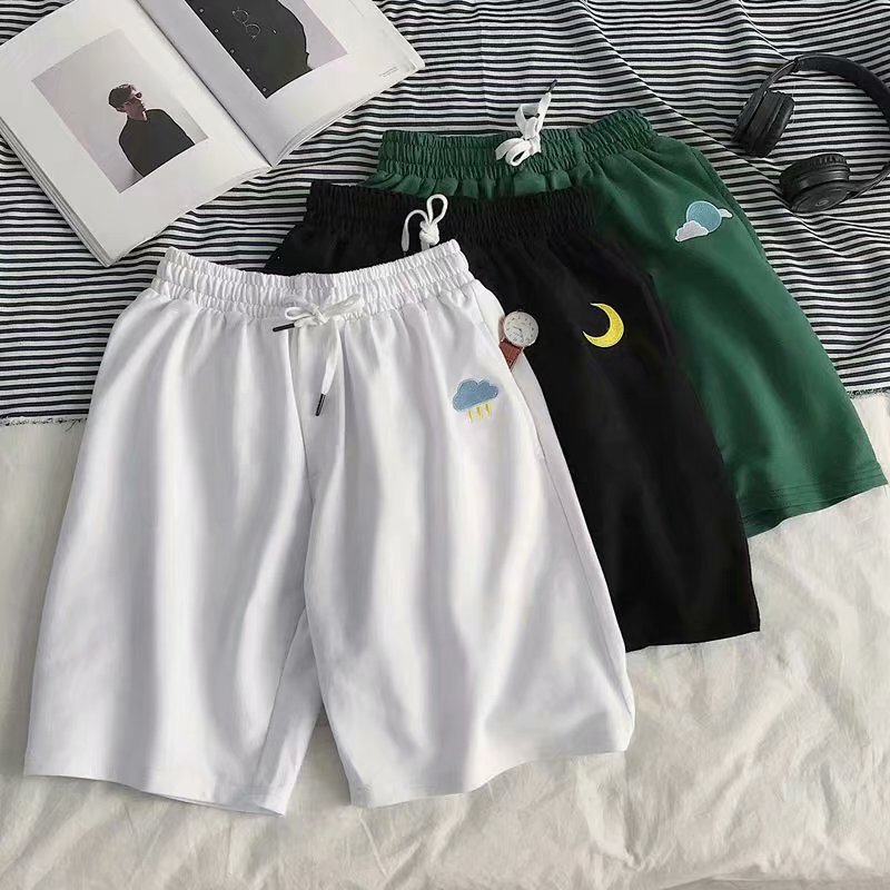 2021 Summer New Casual Sports Breathable Men's Five-point Pants Loose Large Pants Popular Handsome Shorts Trend