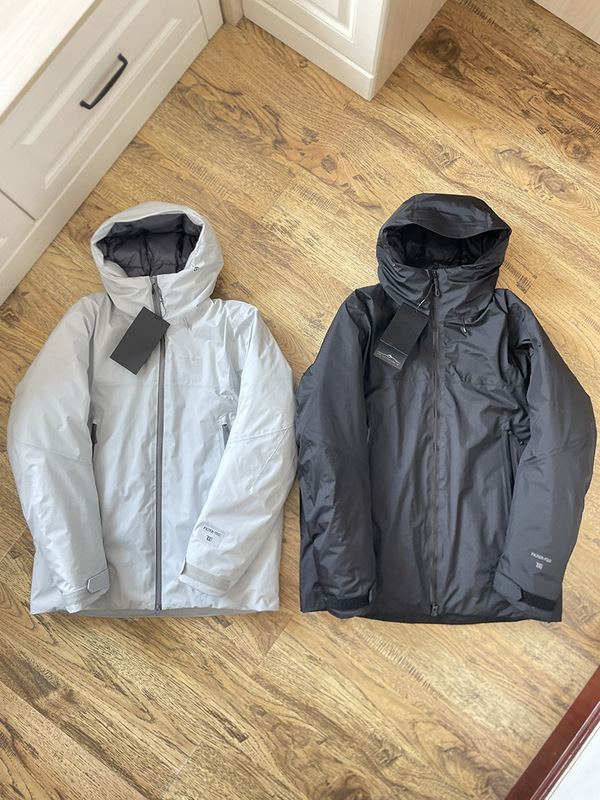一束家 石家户外阿斯本同款三防硬壳连帽羽绒服男女同款户外滑雪|undefined