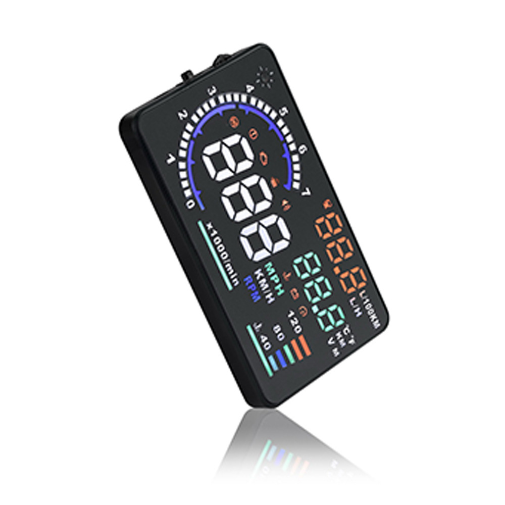 Hud Head-Up Display Obd Universal High-Definition Car Speed Projector Portable Car Display Screen A8