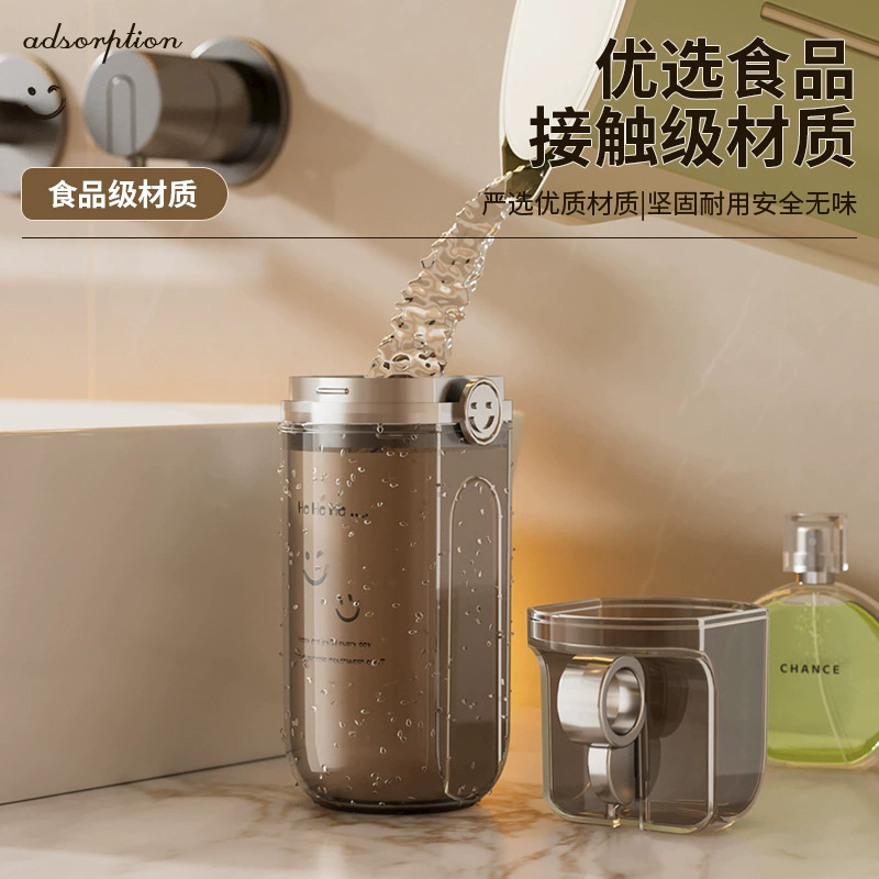 Mouthwash for traveling, handheld toothbrush, universal creative storage box, set, three in one, light luxury style