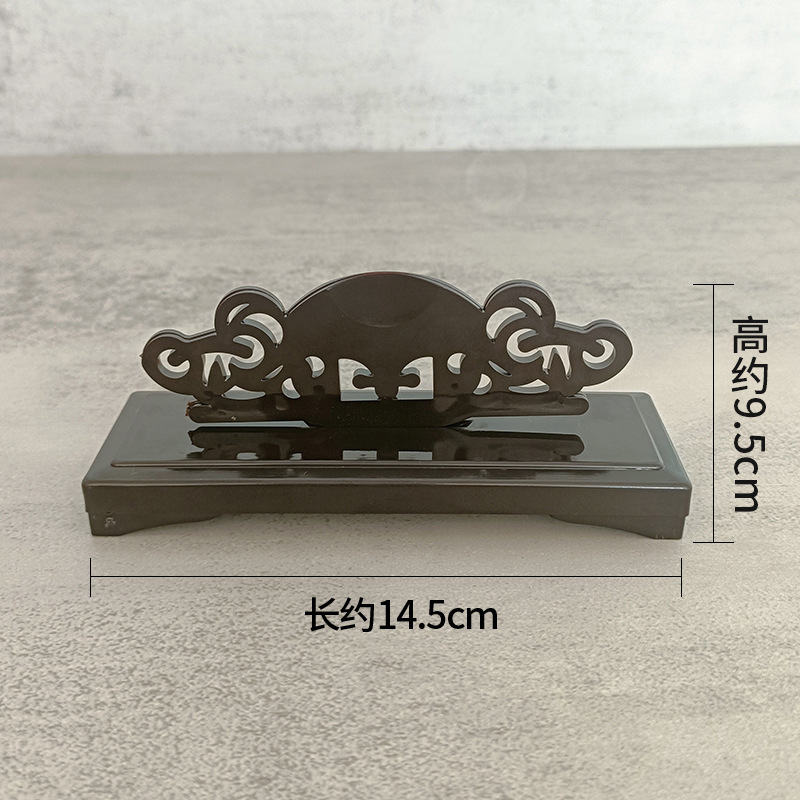 Desmontaje ventilador base ventilador marco Ebony universal femenino ventilador masculino soporte ventilador soporte productos de bambú artesanía al por mayor