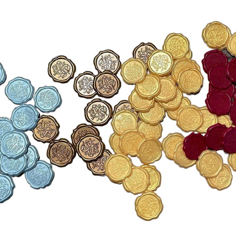 왁스 봉인 왁스 봉인 입체 떠 있는 봉인 복고풍 스타일 장식 자체 접착 초대장 봉투 연애 편지 봉인 X20