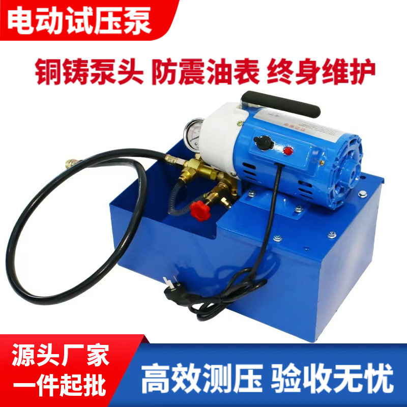电动试压泵DSY-25大流量水管道试压机打压机双缸打压泵双缸增压