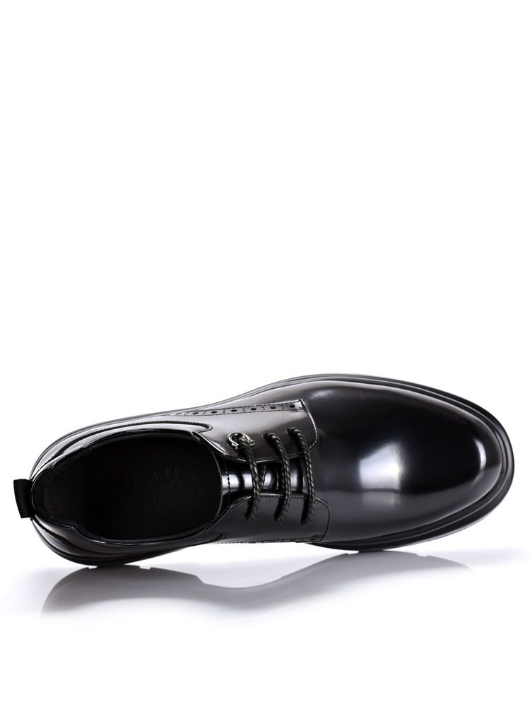 ShoeVault Brogue Carved Herren-Derby-Schuhe aus Rindsleder, formelle Schuhe mit dicker Sohle, höhenverstellbar, Leder, Hochzeitsschuhe_voghion.com