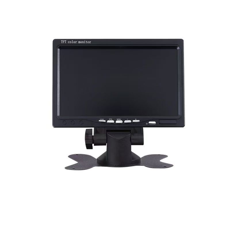 Reversing Camera Display 7inch Hd Large Truck Agricultural Harvester 24V Lcd Screen Monitoring Vehicle Tv