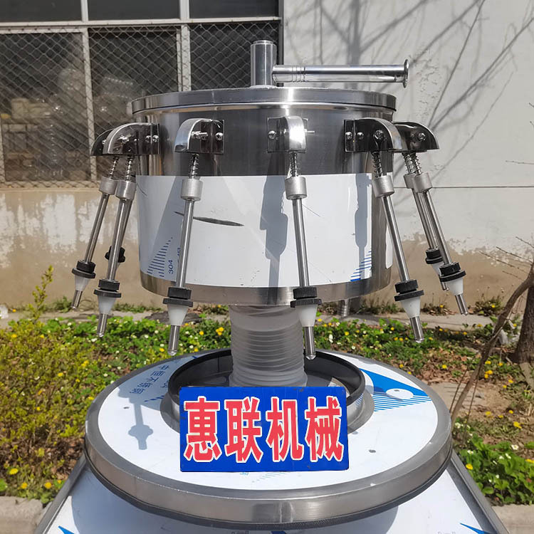 【惠联】旋转圆盘式灌装机 半自动液体灌装设备 虹吸式果酒灌装机