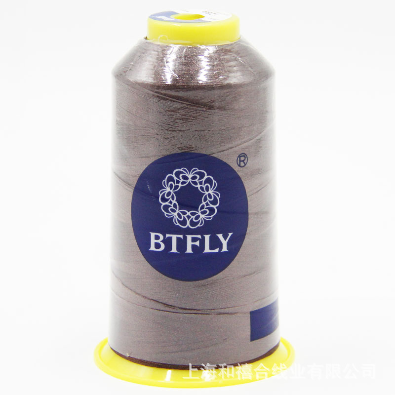 Mariposa marca hilo de bordado 108D / 2 hilo de bordado de poliéster de alta temperatura no desvanecerse calidad ecológica resistente al lavado brillante