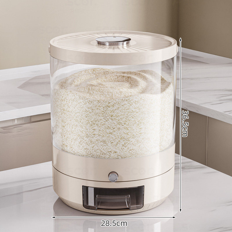 [Kích thước lớn] Nhấn thùng đựng gạo