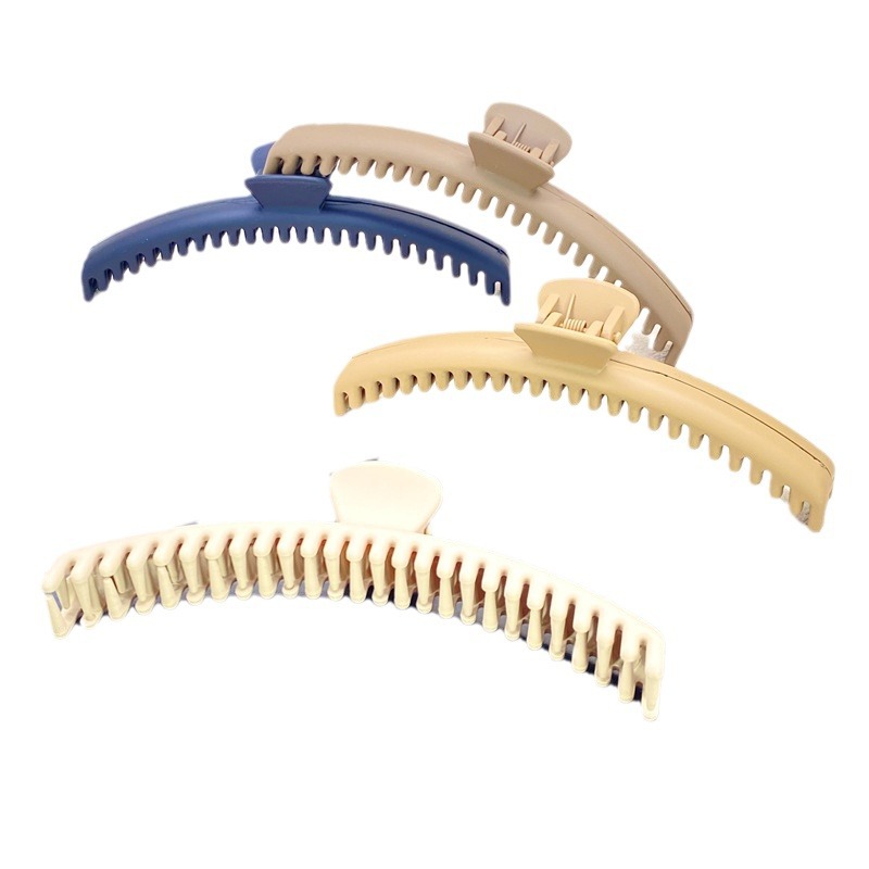 Versión coreana de la pinza de agarre grande de diente denso, pinza para el cabello en la parte posterior de la cabeza de las mujeres