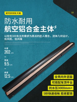 Rainproof Car Hard Shell Side – Roof rack