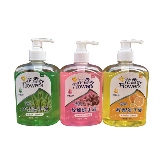 Factory wholesale floral hand sanitizer 500ml antibacterial hand sanitizer gift hotel beauty salon 2 yuan