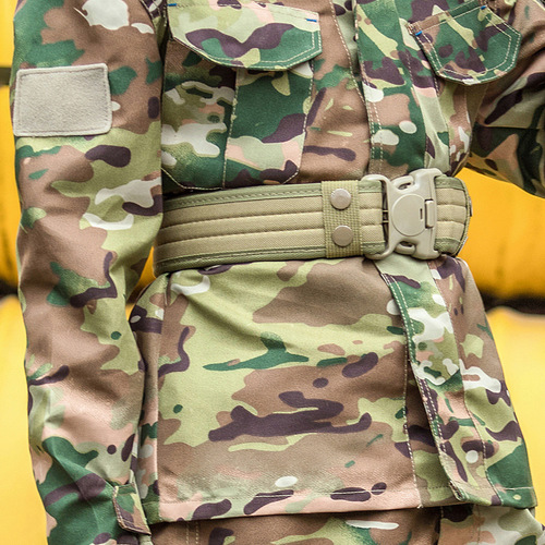 Factory direct supply children's EVA tactical woven outer belt security training nylon canvas belt outdoor outer belt