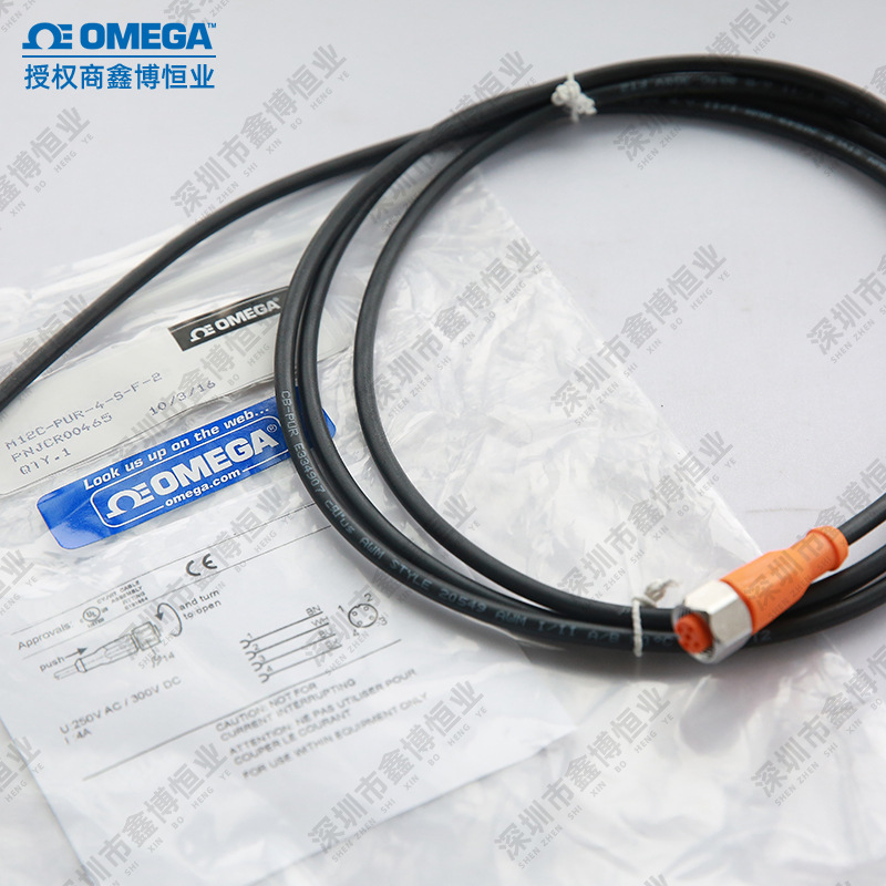 M12C-PUR-4-S-F-2 M12C-PUR-4-R-F-2美国奥米佳带接头热电偶电缆
