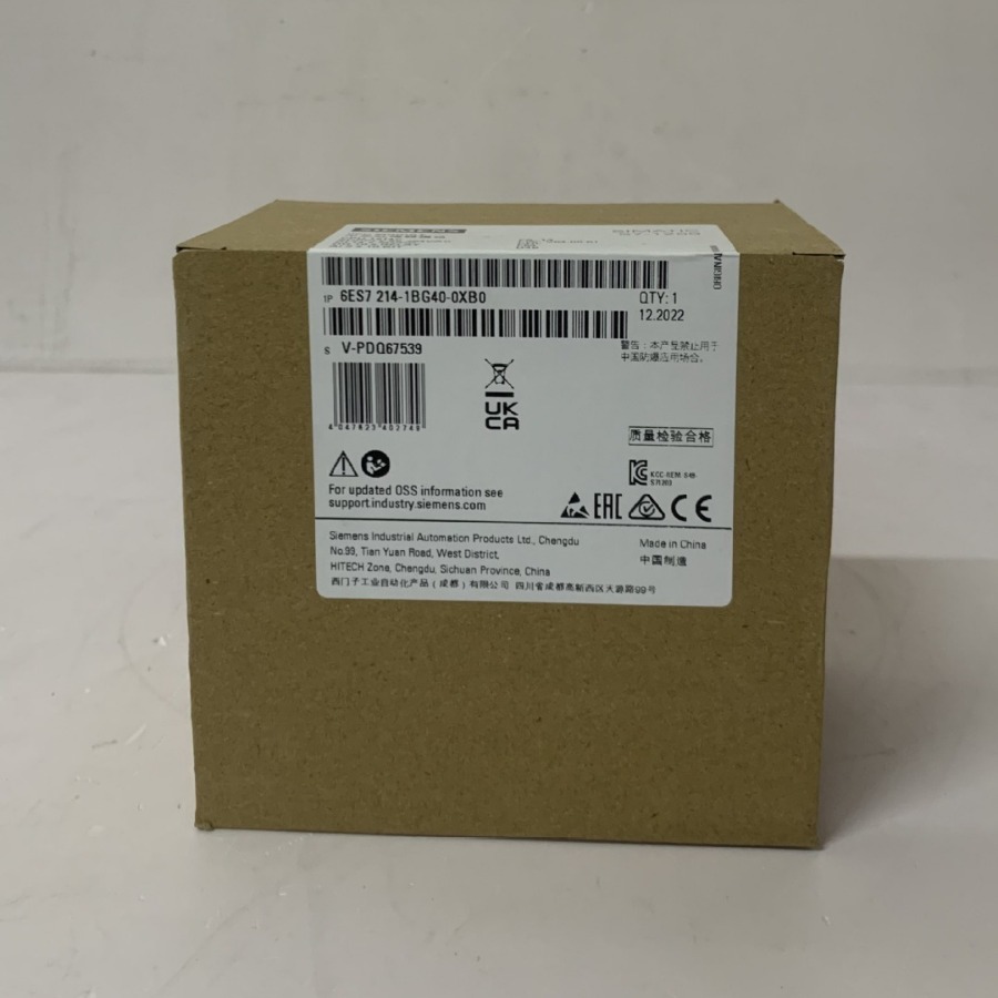 西门子	低压电气	6ES72141BG400XB0	6ES7214-1BG40-0XB0