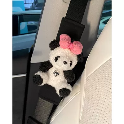 Car Seat Belt Shoulder Cover Seat belt shoulder pad - net-shoulder-pads-bear-love-cat-powder