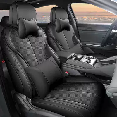 Modelə uyğun (Original) oturacaq örtükləri: 80Km Leading Model Qin L - mysterious-black-deluxe-edition-qin-ls-special-five-seater-full-package-for-the-front-row-half-package-for-the-rear-row