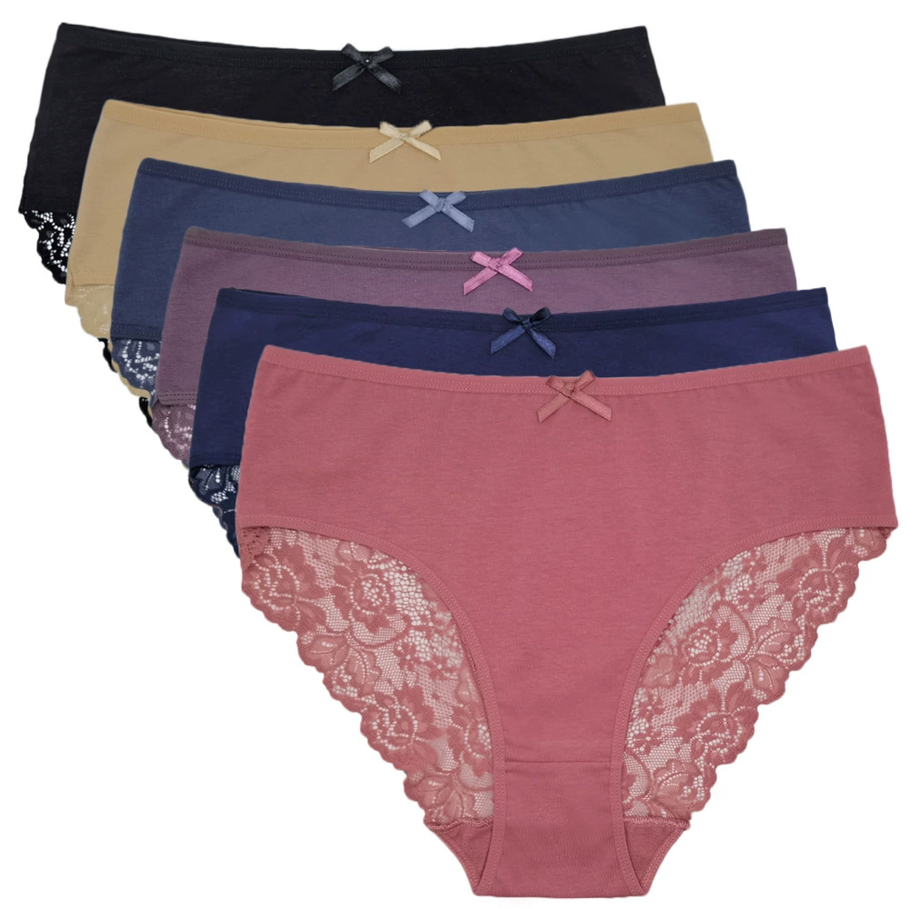 Европейское и американское трансграничное женское нижнее белье Xiyin, внешняя торговля, сексуальные трусы, однотонные удобные женские брюки большого размера для мам